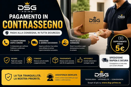 Pagamento in Contrassegno DSG PRIME