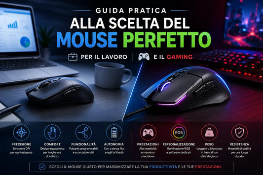 Guida pratica alla scelta del mouse perfetto per il lavoro e il gaming
