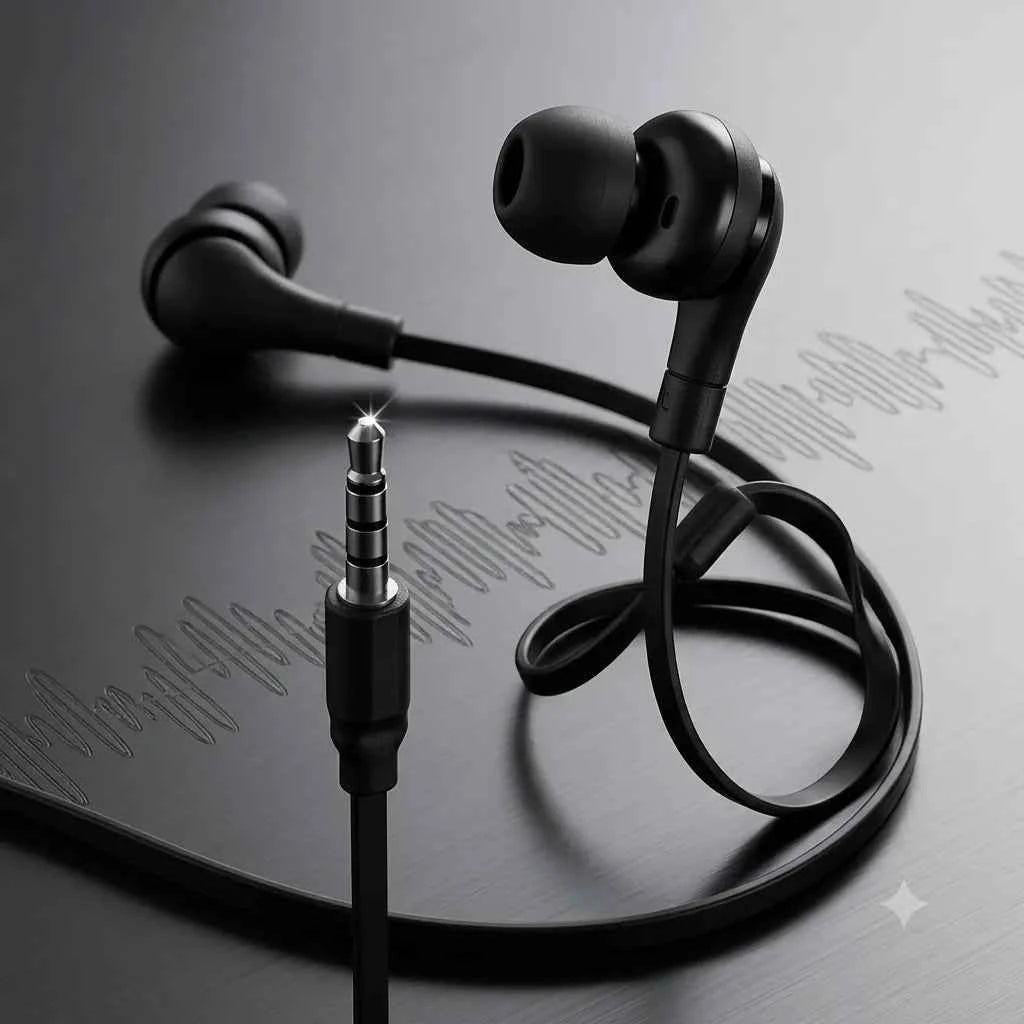 Auricolari X-One AP10008 In-Ear con Cavo Piatto, Microfono e Jack 3.5 mm