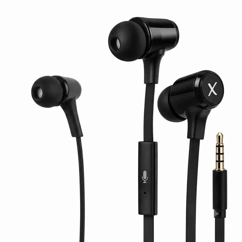 Auricolari X-One AP10008 In-Ear con Cavo Piatto, Microfono e Jack 3.5 mm