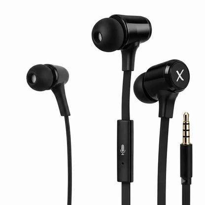 Auricolari X-One AP10008 In-Ear con Cavo Piatto, Microfono e Jack 3.5 mm