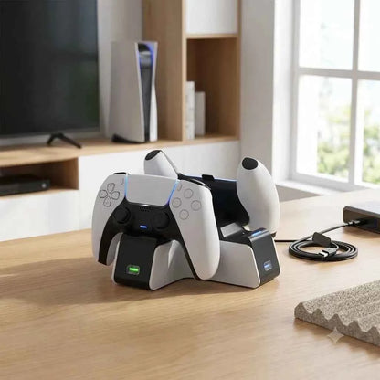 Base di Ricarica DOBE per Controller PS5 DualSense – Charging Dock Doppio