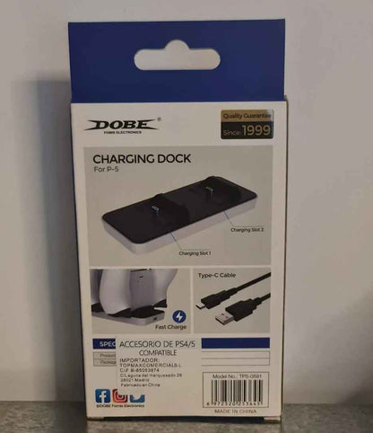 Base di Ricarica DOBE per Controller PS5 DualSense – Charging Dock Doppio