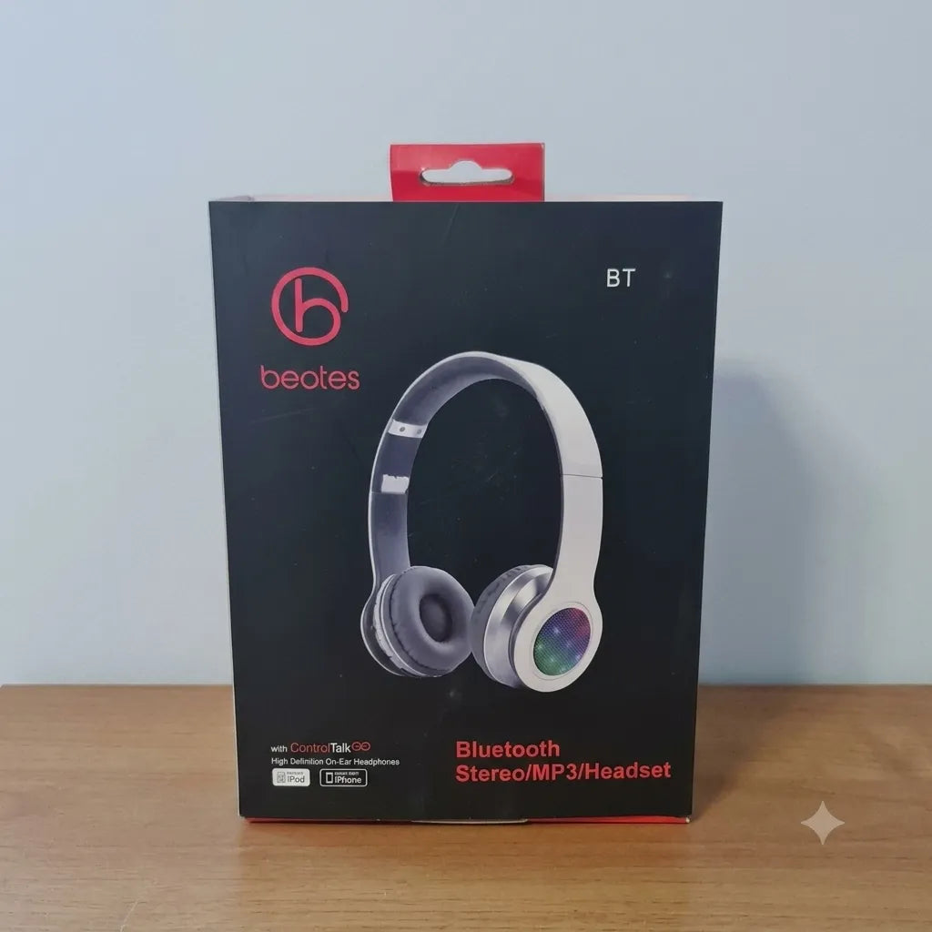 BEOTES Cuffie Bluetooth On-Ear Wireless Stereo MP3 per iPhone e Android