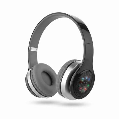 BEOTES Cuffie Bluetooth Stereo Wireless Over-Ear con Microfono Nero