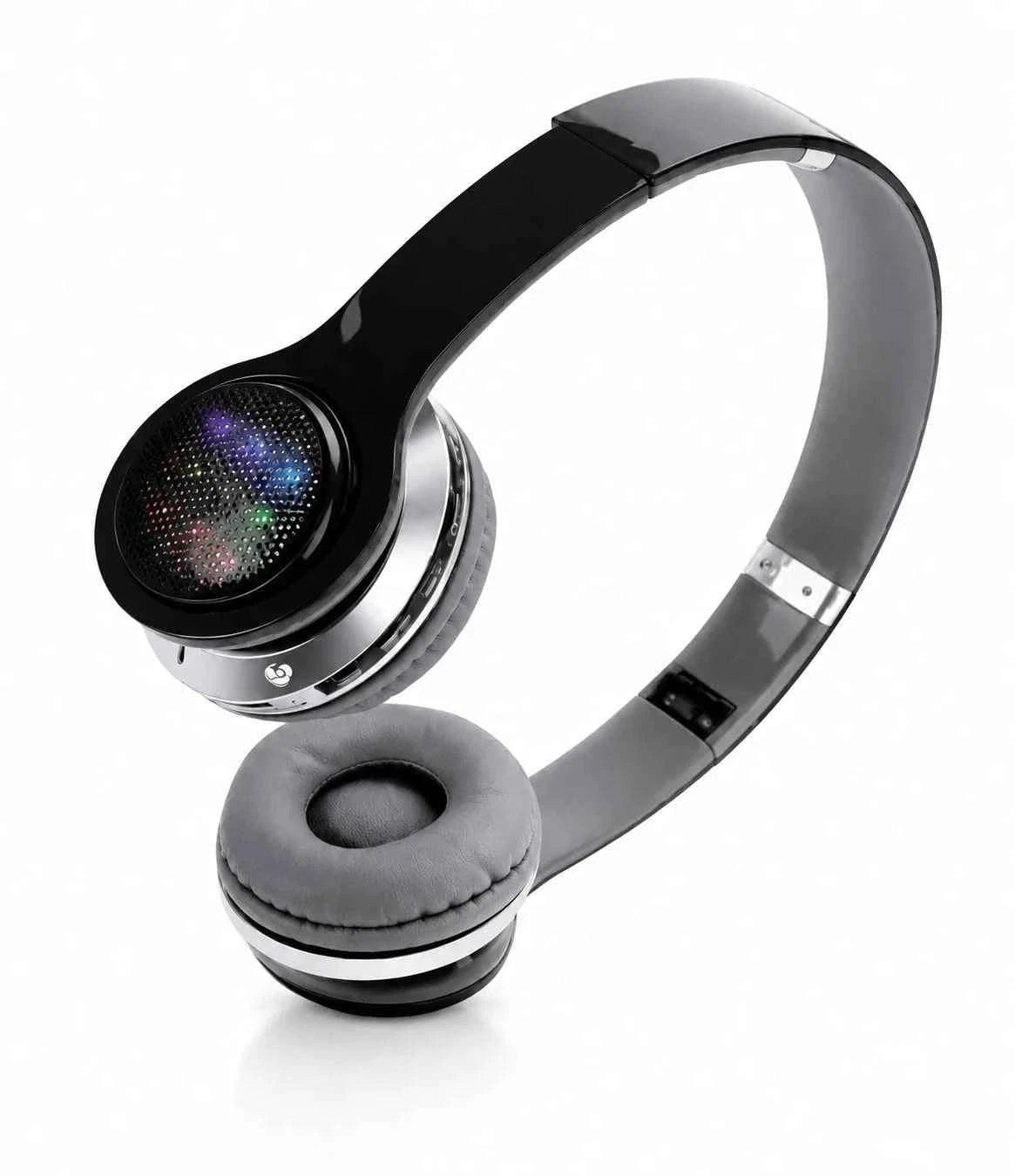 BEOTES Cuffie Bluetooth Stereo Wireless Over-Ear con Microfono Nero