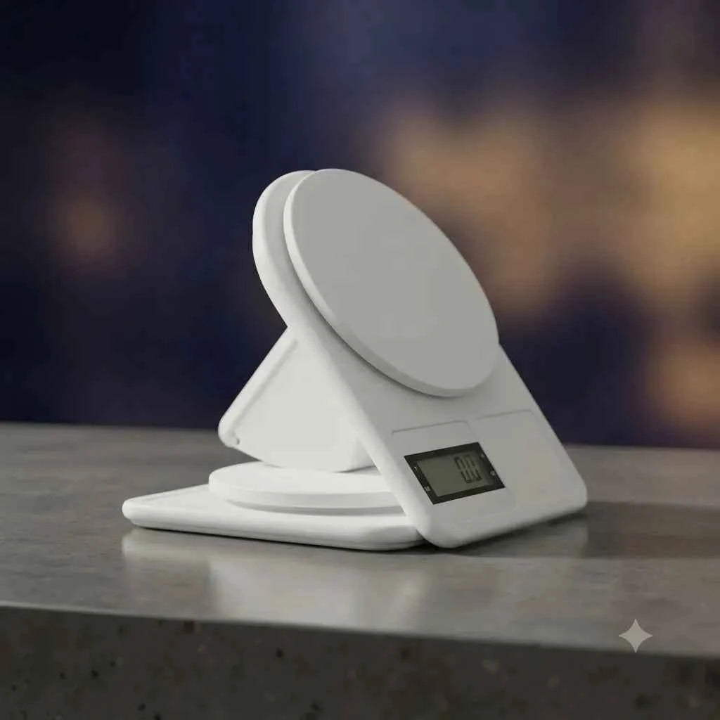 Bilancia Elettronica Digitale con Display LCD, Alta Precisione e Tara Automatica per Cucina e Uso Quotidiano