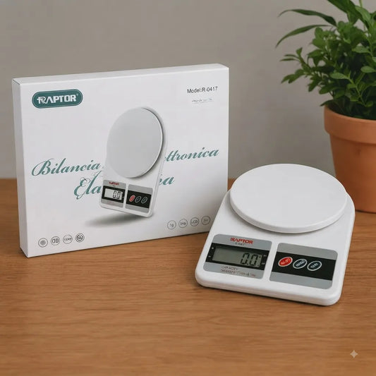 Bilancia Elettronica Digitale con Display LCD, Alta Precisione e Tara Automatica per Cucina e Uso Quotidiano