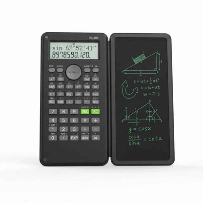 Calcolatrice Scientifica con Display LCD per Scuola, Università e Ufficio – Funzioni Trigonometriche e Statistiche