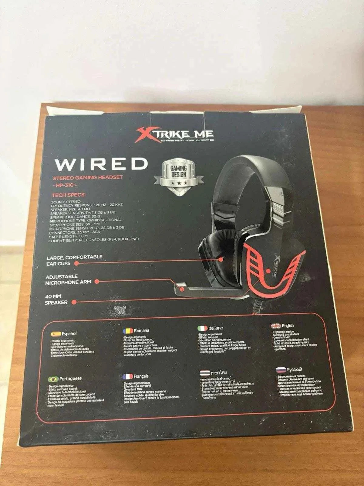 Cuffie Gaming XTRIKE ME HP-310 Stereo con Microfono Jack 3.5mm per PS4, PS5, PC, Xbox e Smartphone