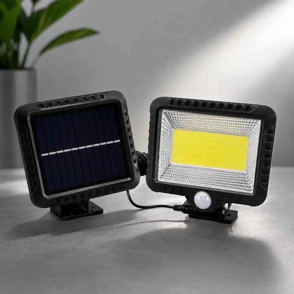 Faro LED Solare Raptor R-0448 con Pannello Separato e Sensore di Movimento IP65