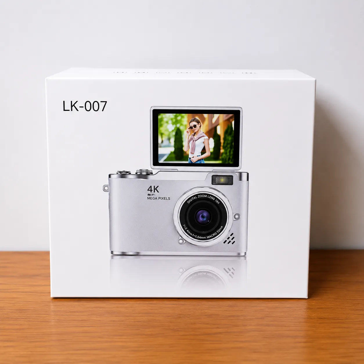 Fotocamera Digitale LK-007 4K 48MP con Schermo Ribaltabile, Video 4K e Flash Integrato – Nuova