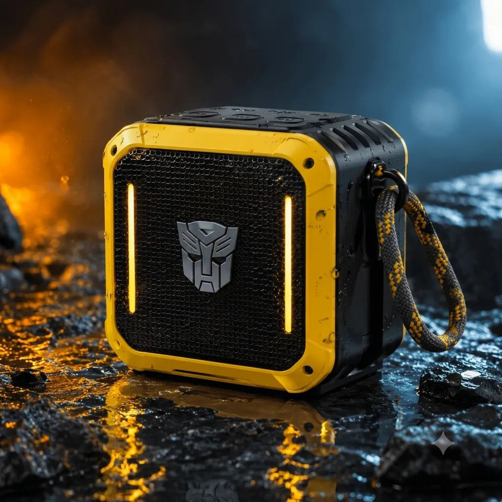 HASBRO Transformers Bumblebee TF-Y12-BLK Altoparlante Bluetooth Portatile IPX6 USB-C