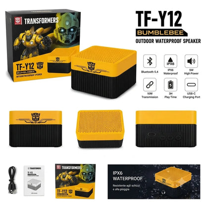 HASBRO Transformers Bumblebee TF-Y12-BLK Altoparlante Bluetooth Portatile IPX6 USB-C