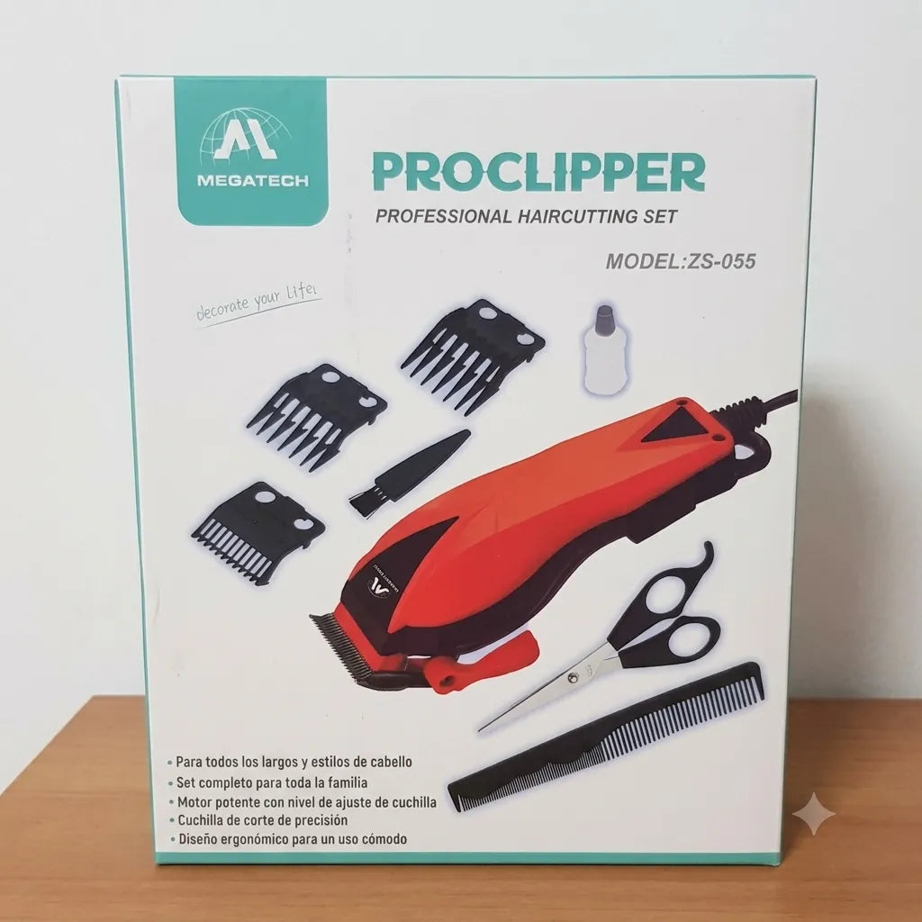 MEGATECH Tagliacapelli Professionale Proclipper ZS-055 Haircutting Set