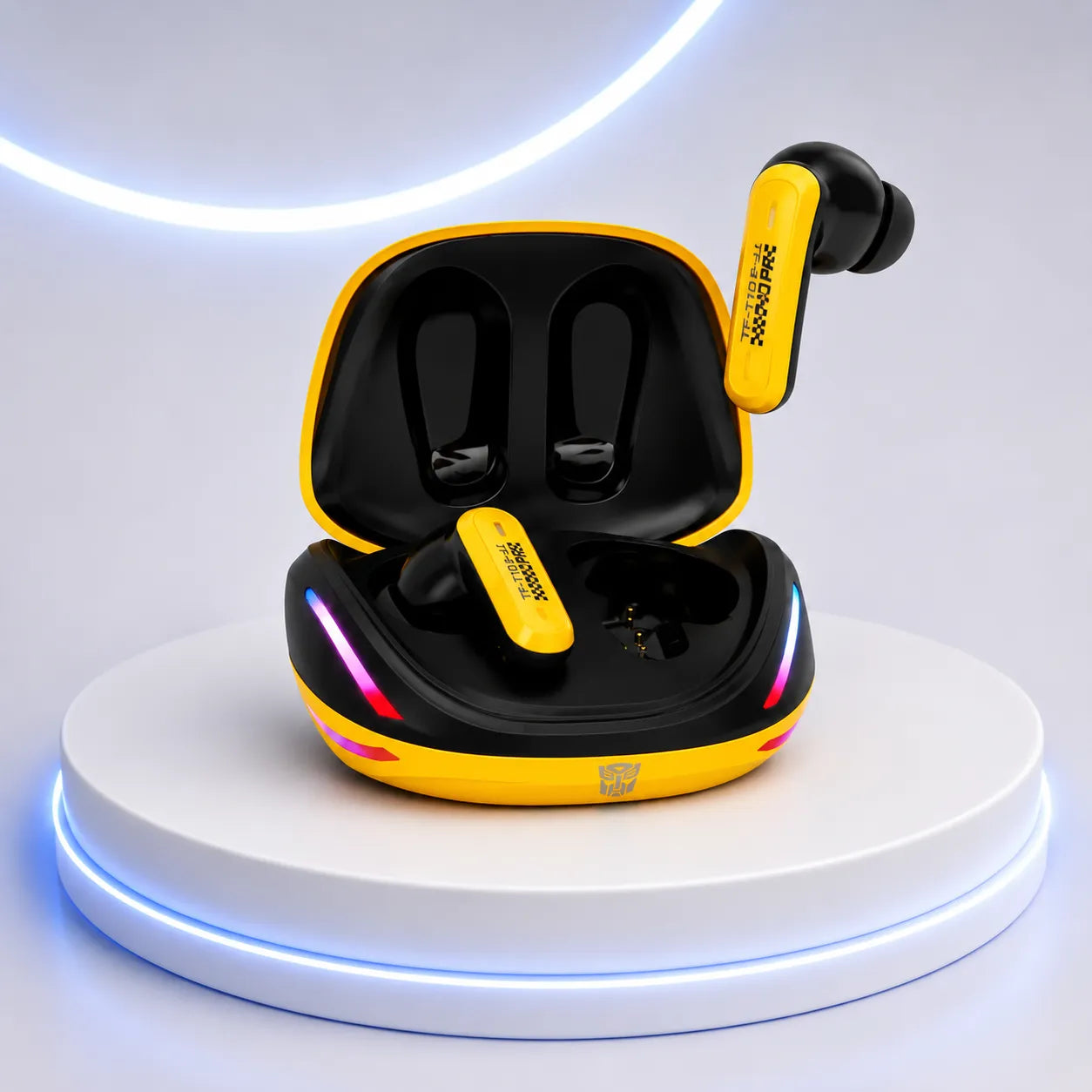 MGALL Auricolari Bluetooth TWS TF-T10 Pro True Wireless con Custodia di Ricarica e Bassi Profondi