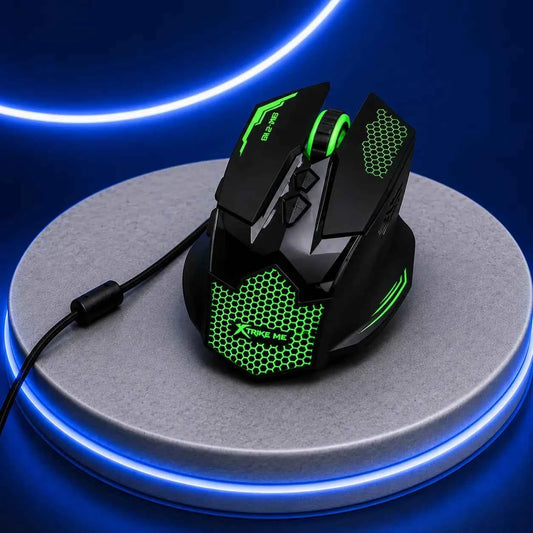 Mouse Gaming XTRIKE ME GM-216 LED Backlit Ottico Ergonomico USB per PC e Notebook