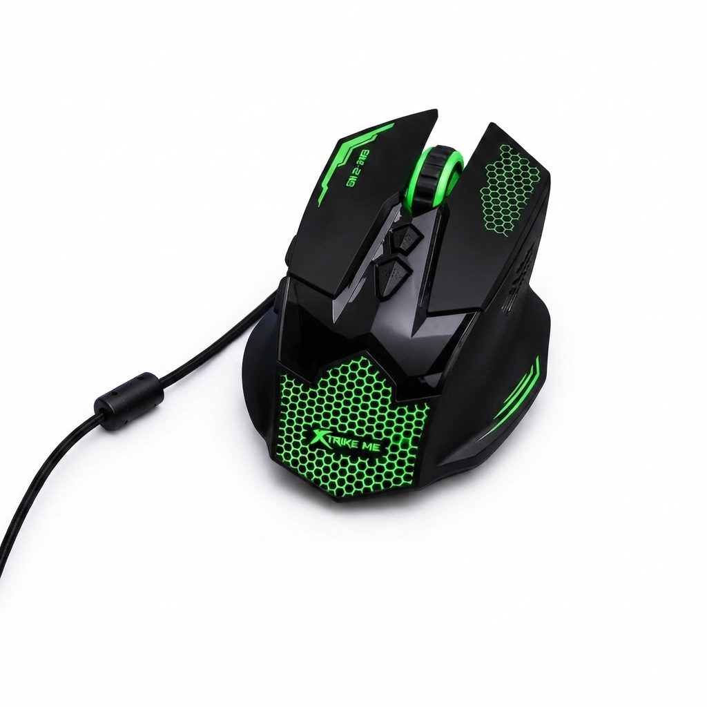 Mouse Gaming XTRIKE ME GM-216 LED Backlit Ottico Ergonomico USB per PC e Notebook