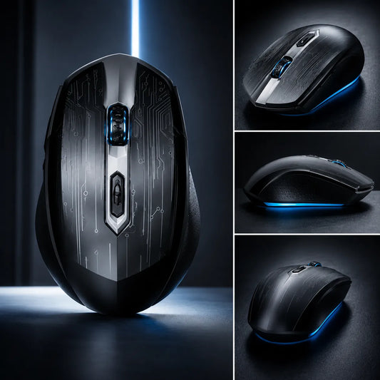 Mouse Wireless RAPTOR HE-85 USB 3.0/2.0 Ergonomico per PC e Notebook