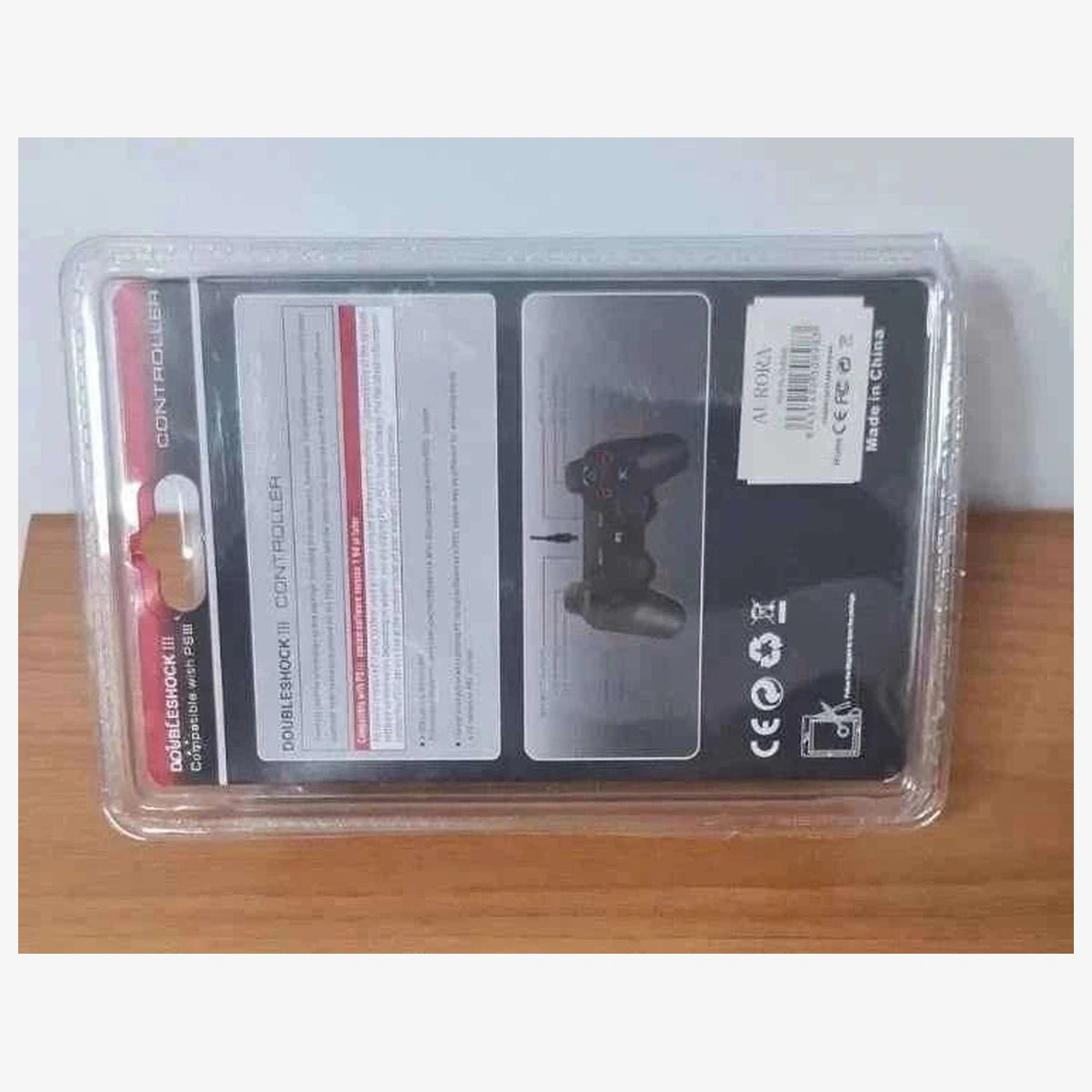 Retro della confezione AURORA R-0898 con codice a barre 8435492308983 e marchi di conformità CE e RoHS