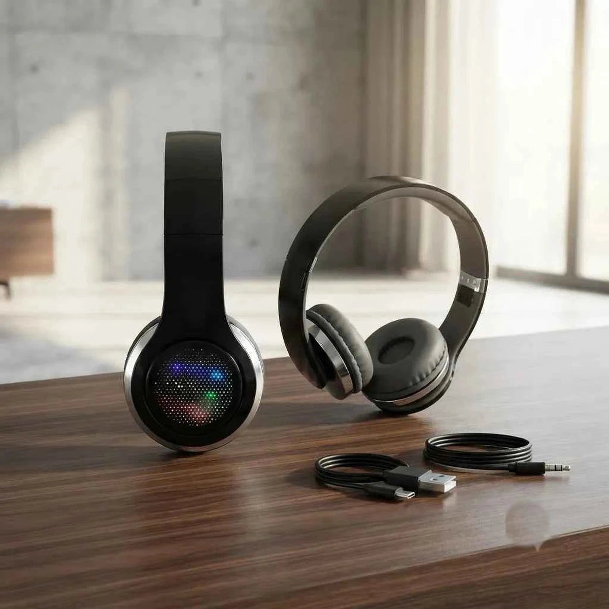 Cuffie bluetooth BEOTES FH AU105 con struttura pieghevole salvaspazio