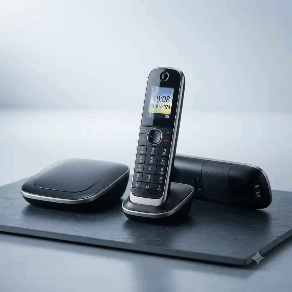Panasonic KX-TGJ310SPW – Telefono Cordless Digitale DECT con Vivavoce