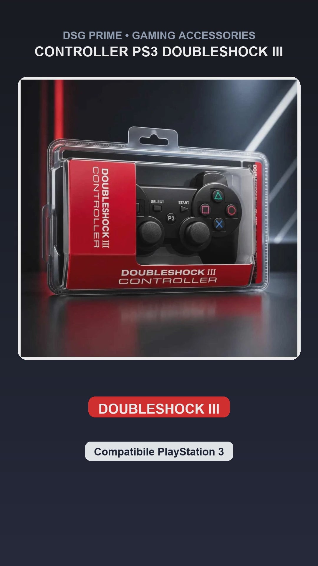 Video Presentazione Controller AURORA R-0898 DoubleShock III Compatibile PS3 - DSG PRIME Standard v1.0
