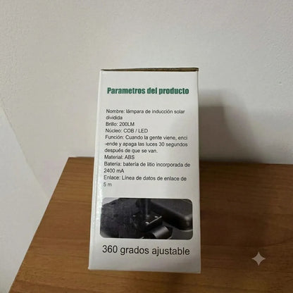 RAPTOR Lampada Solare a LED con Pannello Separato Sensore di Movimento IP65