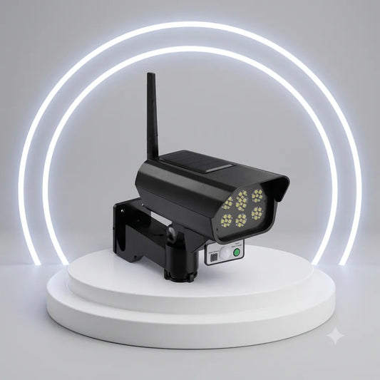 Raptor R-0484 – Lampada Solare a Simulazione di Telecamera di Sicurezza 15W