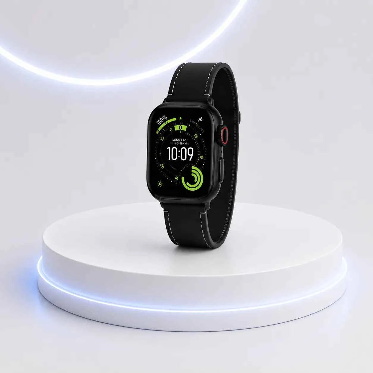 Smartwatch iLV V-U3 49mm Nero Bluetooth con Fitness Tracker, Cardiofrequenzimetro per Android e iOS