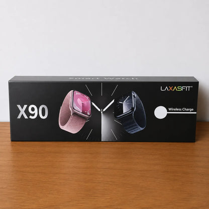 Smartwatch LAXASFIT X90 Series 9 con Ricarica Wireless, Display AMOLED e Fitness Tracker per Android e iOS