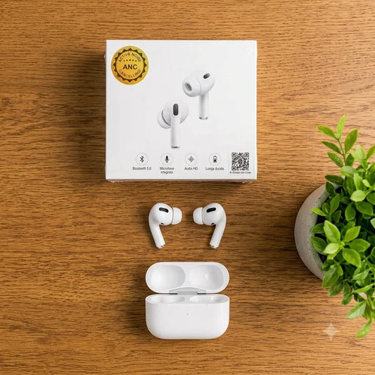 STIMA Auricolari Bluetooth 5.0 In-Ear con Custodia di Ricarica USB, Microfono HD e Controllo Touch – Bianco