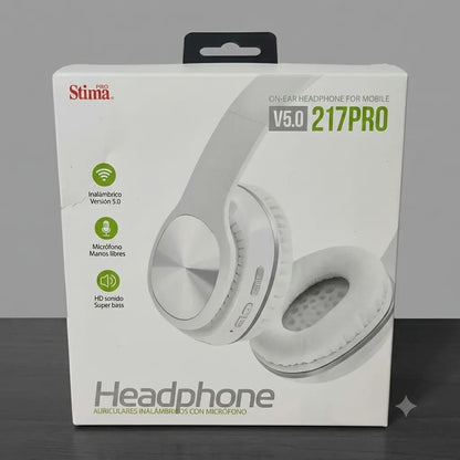 STIMA Cuffie Bluetooth Wireless 217PRO V5.0 Over-Ear con Microfono Integrato