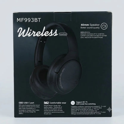 STIMA MF993BT Cuffie Wireless Bluetooth 5.4 Over-Ear Driver 40mm USB-C