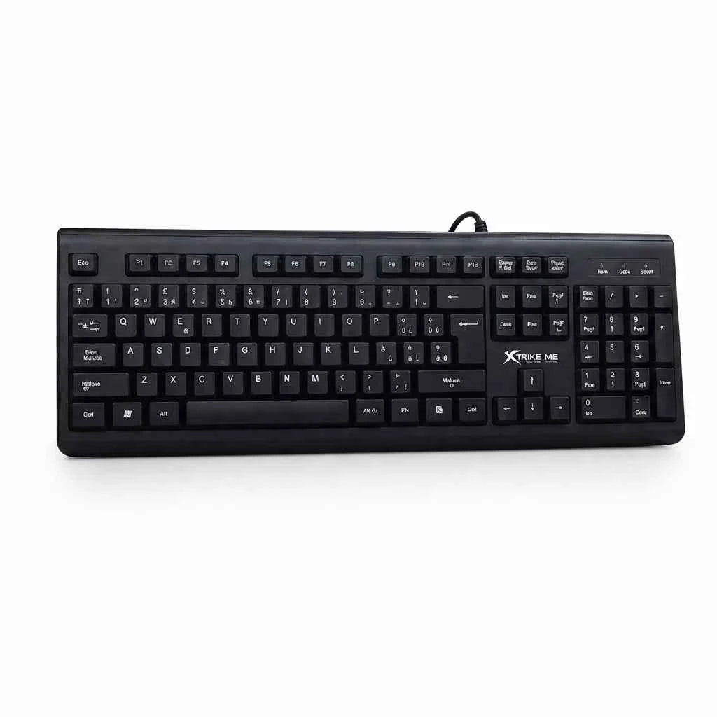 Tastiera XTRIKE ME USB Ergonomica Layout Italiano 105 Tasti Wired PC Notebook