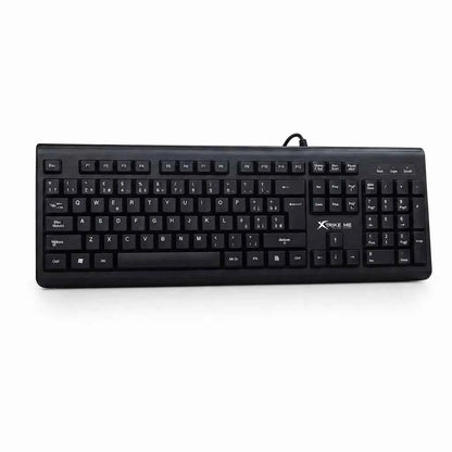 Tastiera XTRIKE ME USB Ergonomica Layout Italiano 105 Tasti Wired PC Notebook
