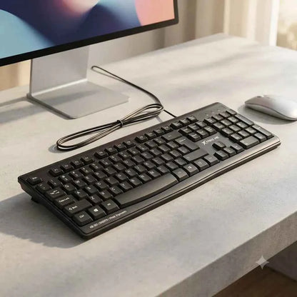 Tastiera XTRIKE ME USB Ergonomica Layout Italiano 105 Tasti Wired PC Notebook
