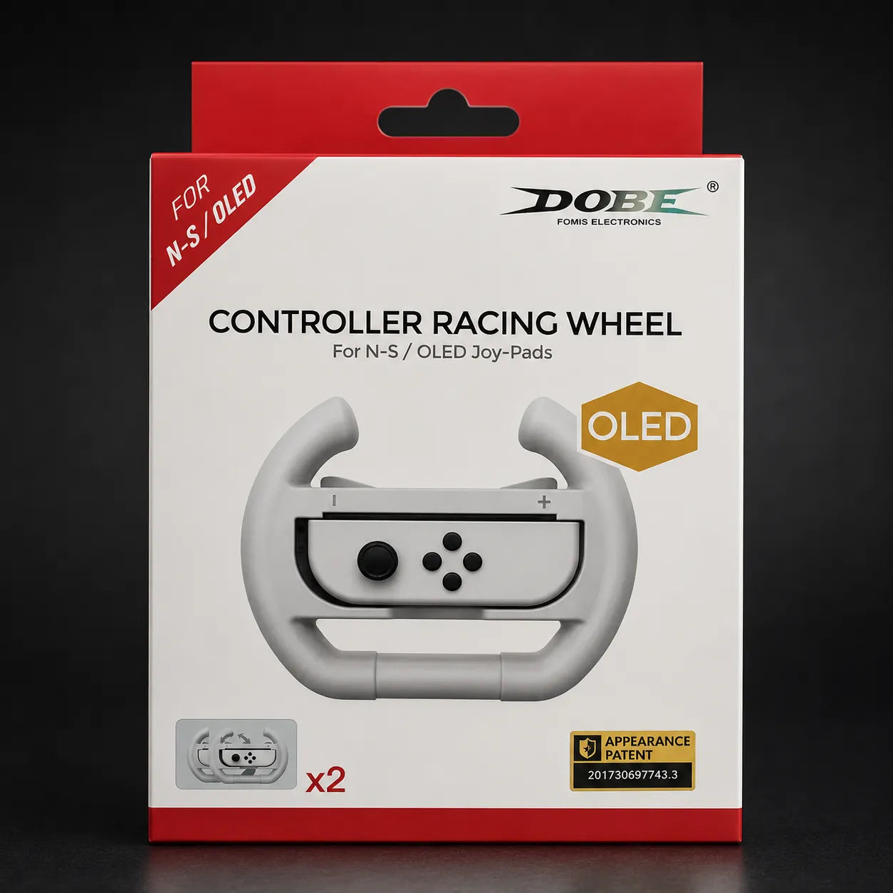 Volante Controller Racing Wheel DOBE per Nintendo Switch e Switch OLED