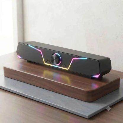 XTRIKE ME Soundbar Gaming SK-406 RGB Stereo 2.0 con Luci RGB per PC e Notebook