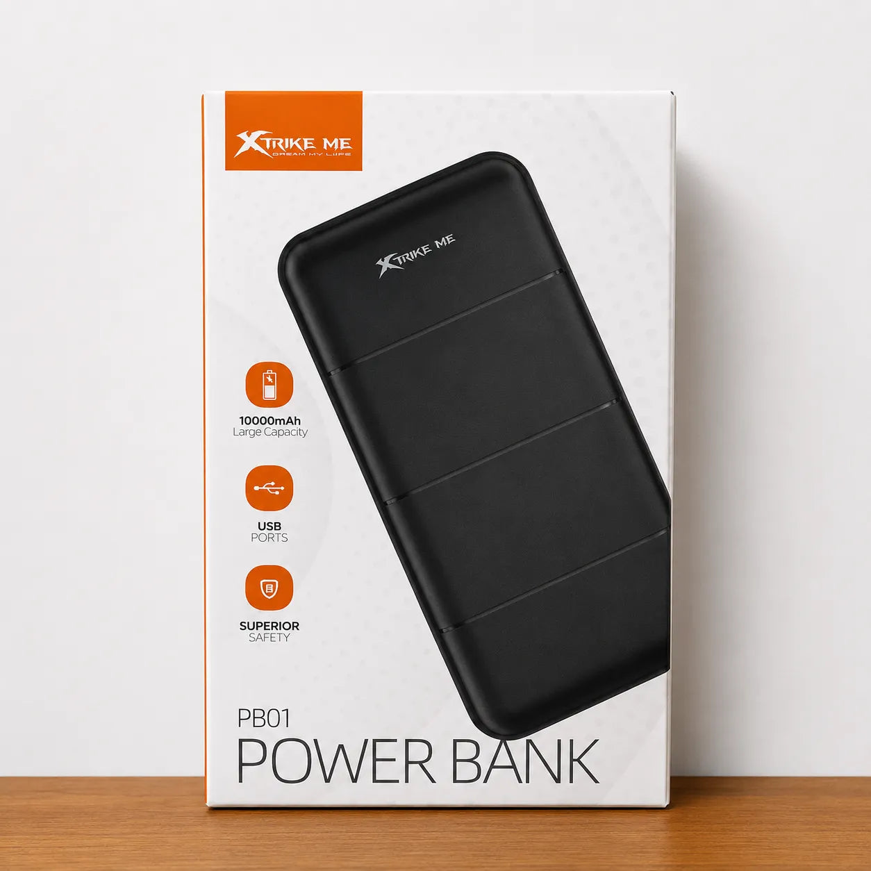 XTRIKE PB01 Power Bank Batteria Esterna Portatile USB