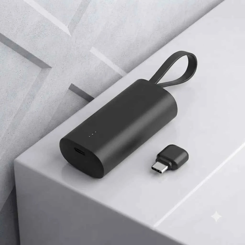 YOURZ Power Bank R21 5000mAh Fast Charging 2.1A con Cavo Integrato USB-C