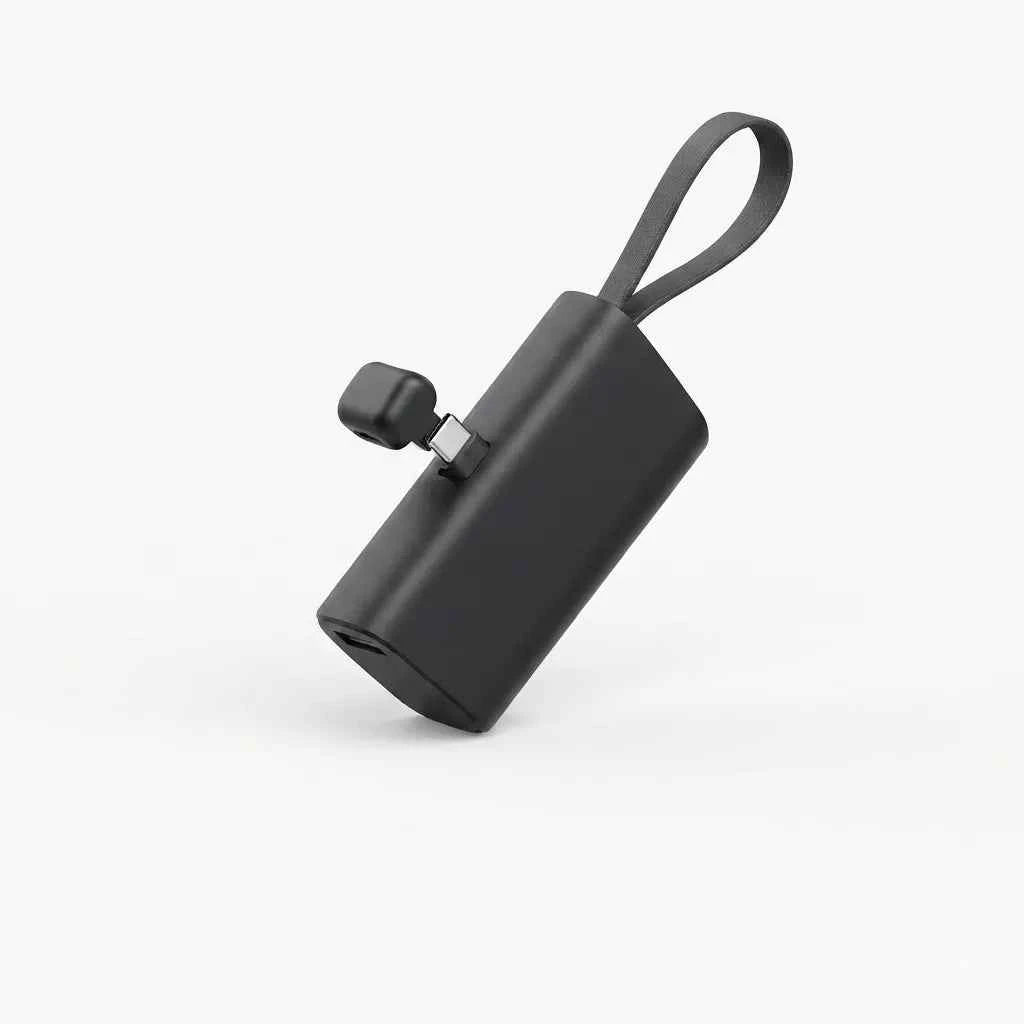 YOURZ Power Bank R21 5000mAh Fast Charging 2.1A con Cavo Integrato USB-C