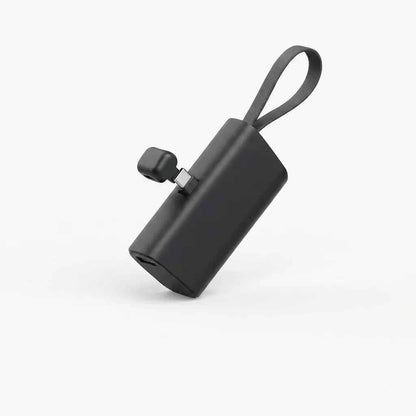 YOURZ Power Bank R21 5000mAh Fast Charging 2.1A con Cavo Integrato USB-C