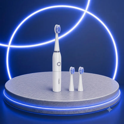 YOURZ Spazzolino Elettrico Sonico IB2 Ricaricabile con 2 Testine di Ricambio